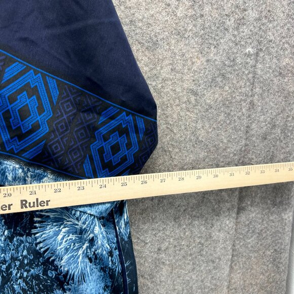 Vintage Southpole Shirt Mens XXL Blue Hawaiian Button Y2K Palm Trees Streetwear - Picture 4 of 14